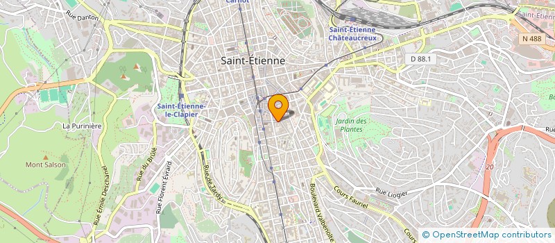 localisation de l'entreprise DOLPHIN à SAINT-ETIENNE