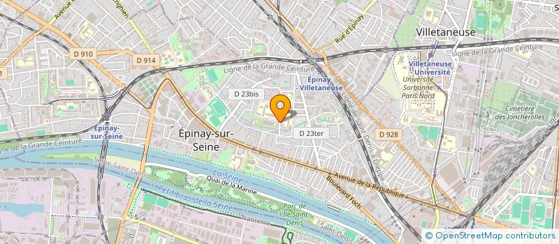 localisation de l'entreprise DOLPHIN HYGIENE ET PROPRETE à EPINAY-SUR-SEINE