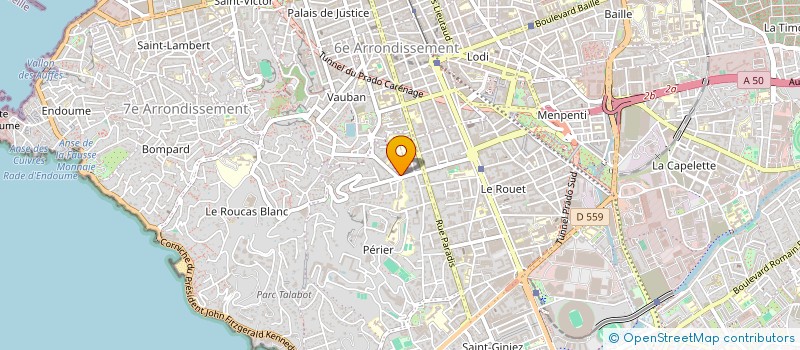 localisation de l'entreprise DOLPHIN TECHNIC à MARSEILLE