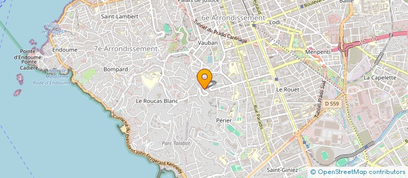 localisation de l'entreprise DOLPHIN TECHNICS à MARSEILLE
