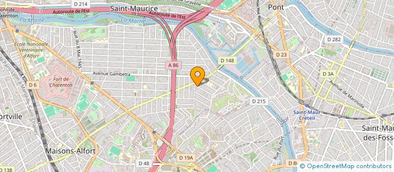 localisation de l'entreprise DOLPHINEA  MAISONS-ALFORT