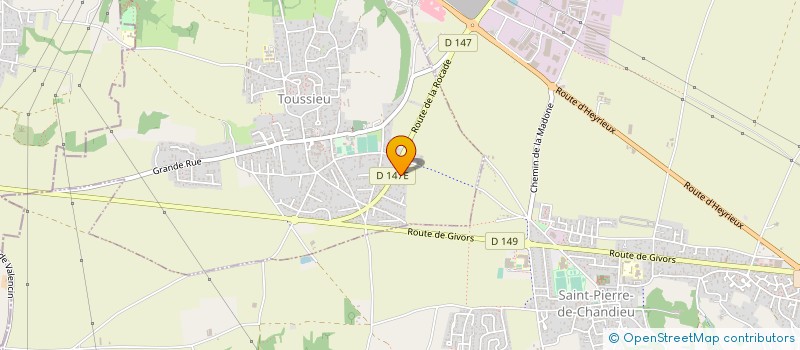 localisation de l'entreprise DOLPHY  TOUSSIEU