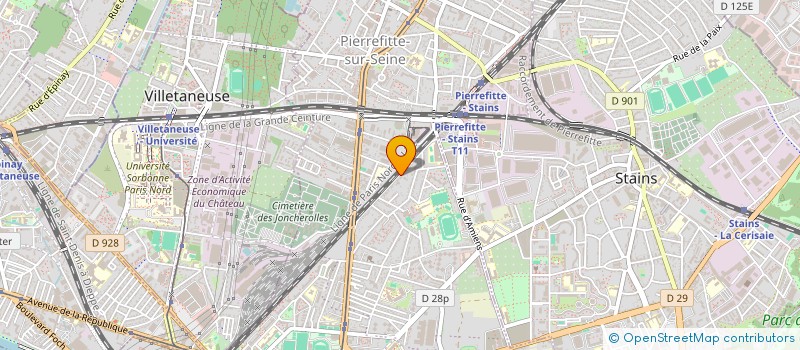 localisation de l'entreprise DOLUNAY à PIERREFITTE-SUR-SEINE
