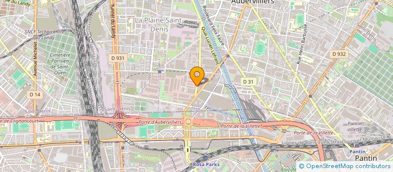 localisation de l'entreprise DOLVIKA à AUBERVILLIERS