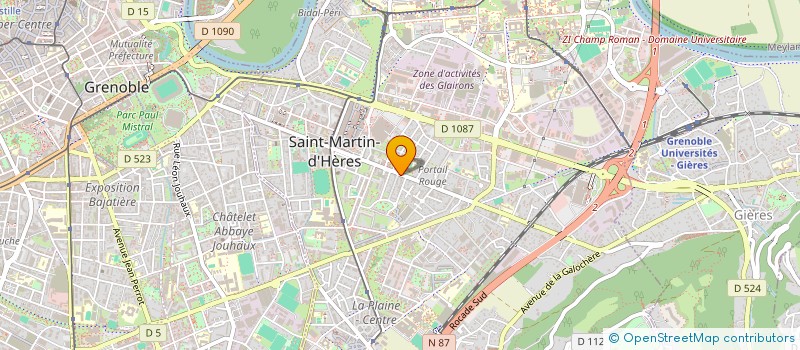 localisation de l'entreprise DOLVIN  SAINT-MARTIN-D'HERES