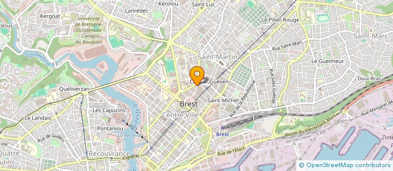 localisation de l'entreprise DOLY REPARATION CENTER à BREST