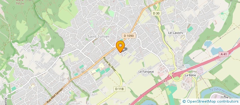 localisation de l'entreprise DOM  SAINT-ISMIER