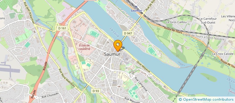 localisation de l'entreprise DOM à SAUMUR