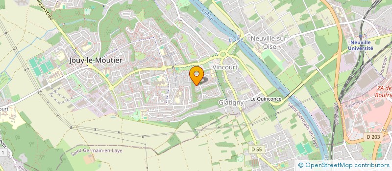 localisation de l'entreprise DOM AIDE  JOUY-LE-MOUTIER