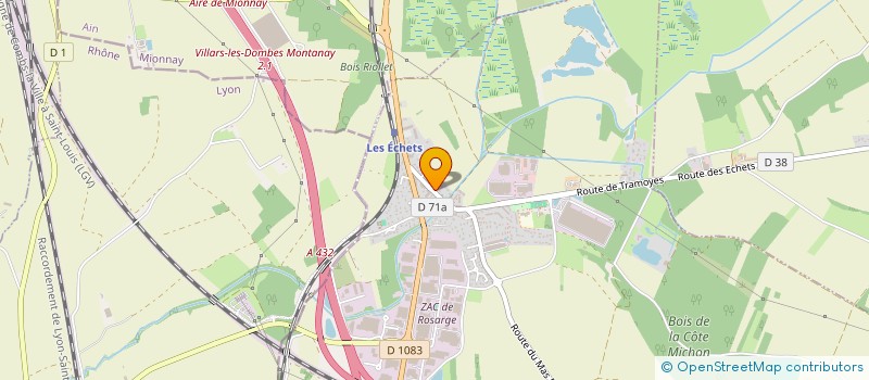 localisation de l'entreprise DOM AIN à BOURG-EN-BRESSE
