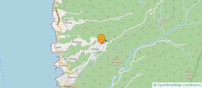 localisation de l'entreprise DOM AINES à BOUILLANTE