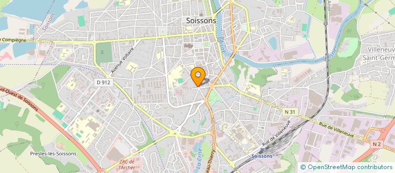 localisation de l'entreprise DOM'AISNE SERVICES  SOISSONS