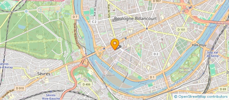 localisation de l'entreprise DOM'AKAZ à BOULOGNE-BILLANCOURT