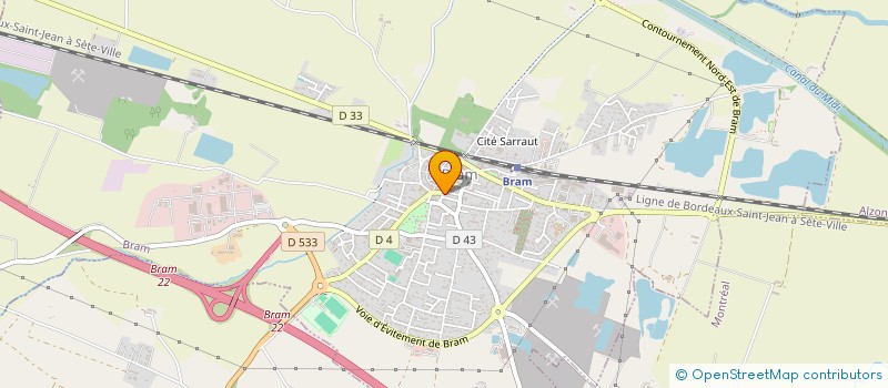 localisation de l'entreprise DOM'AUDE  BRAM