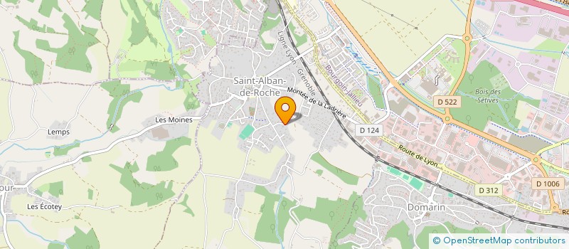 localisation de l'entreprise DOM'AVENIR  SAINT-ALBAN-DE-ROCHE