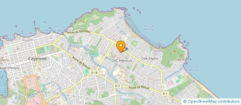 localisation de l'entreprise DOM COM 178  CAYENNE