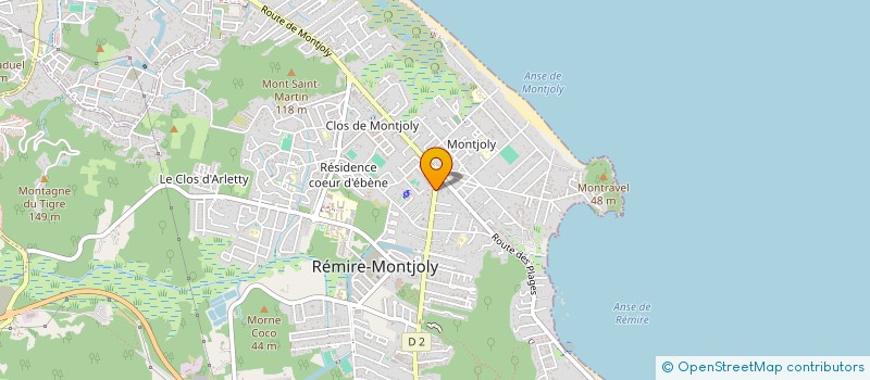localisation de l'entreprise DOM COM 556  REMIRE-MONTJOLY