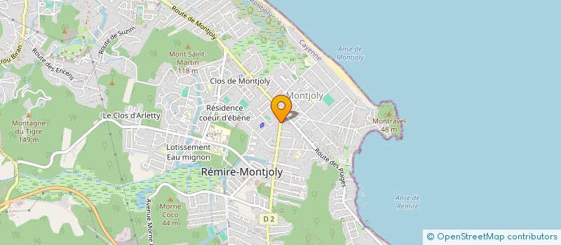 localisation de l'entreprise DOM COM 609  REMIRE-MONTJOLY