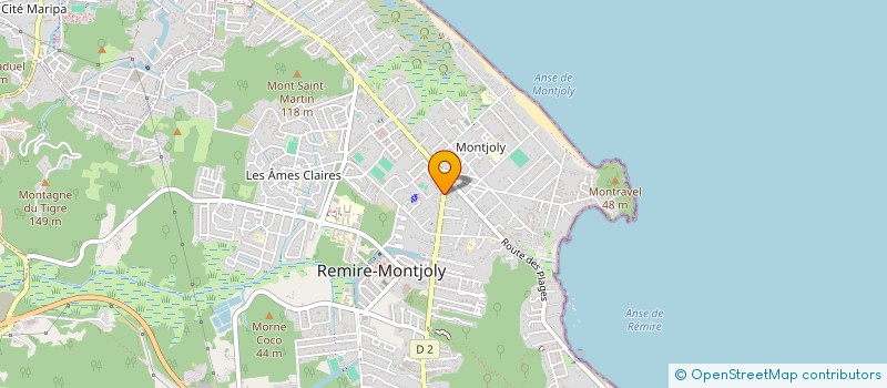 localisation de l'entreprise DOM COM 804  REMIRE-MONTJOLY