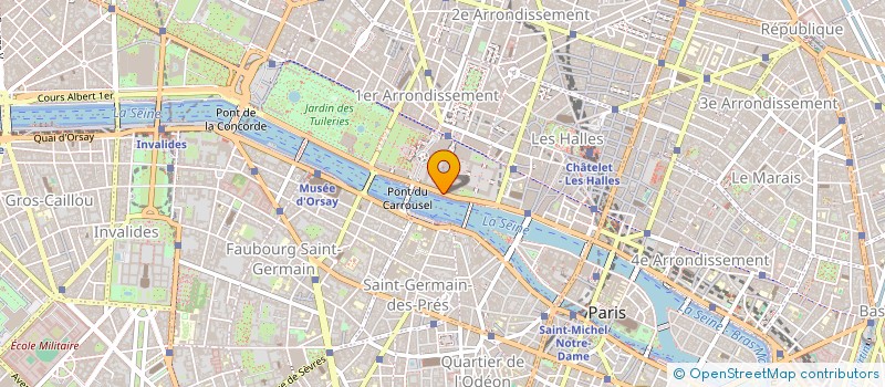 localisation de l'entreprise DOM CULTURE MUSEE LOUVRE  PARIS