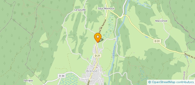 localisation de l'entreprise DOM DIAG IMMO  BRENOD