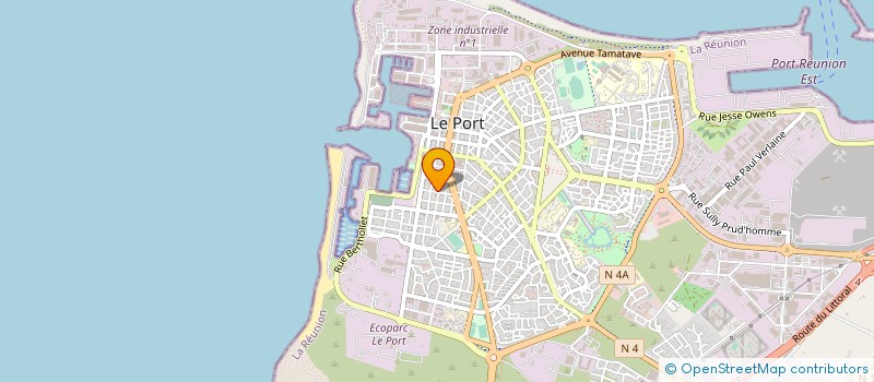 localisation de l'entreprise DOM-DOM SARL  LE PORT