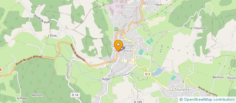 localisation de l'entreprise DOM ESPACE CONCEPTION  SAINT-BONNET-LE-CHATEAU