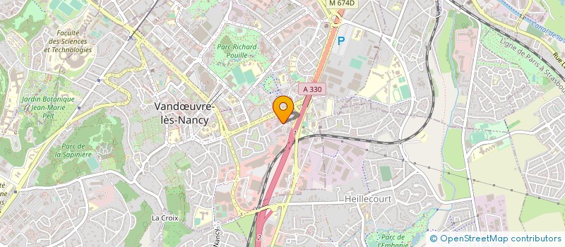 localisation de l'entreprise DOM'ETHIC SERVICES à VANDŒUVRE-LES-NANCY