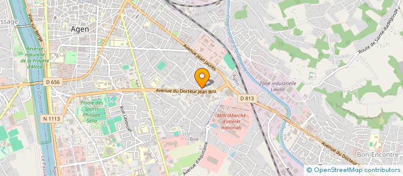 localisation de l'entreprise DOM'EVAL DLG à AGEN