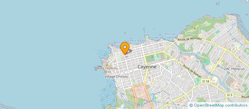 localisation de l'entreprise DOM FINANCES GUYANE  CAYENNE