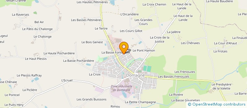 localisation de l'entreprise DOM'FIOUL  DOMAGNE