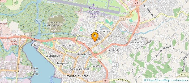 localisation de l'entreprise DOM FRESH  LES ABYMES