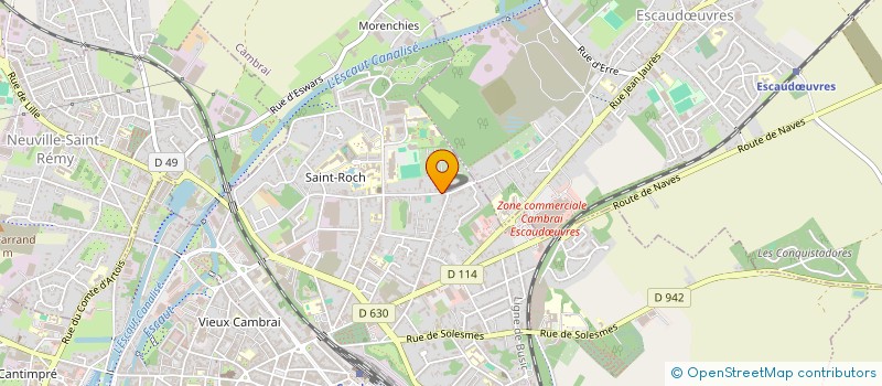 localisation de l'entreprise DOM IMMO à CAMBRAI