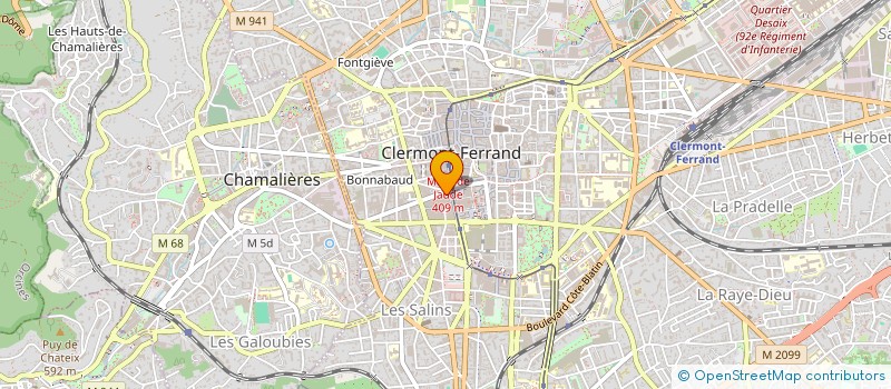 localisation de l'entreprise DOM'IMPLANT  CLERMONT-FERRAND