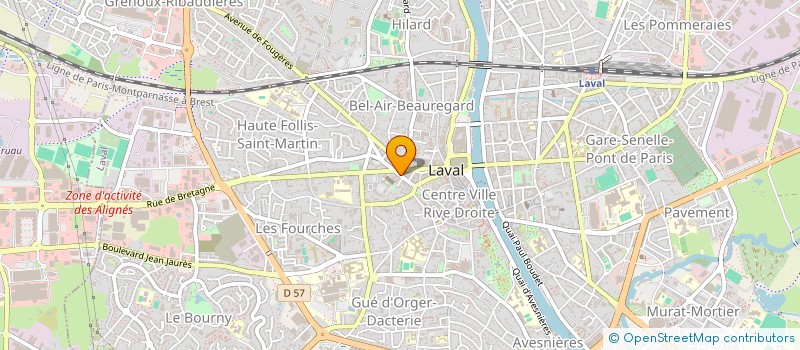 localisation de l'entreprise DOM'INFO à LAVAL