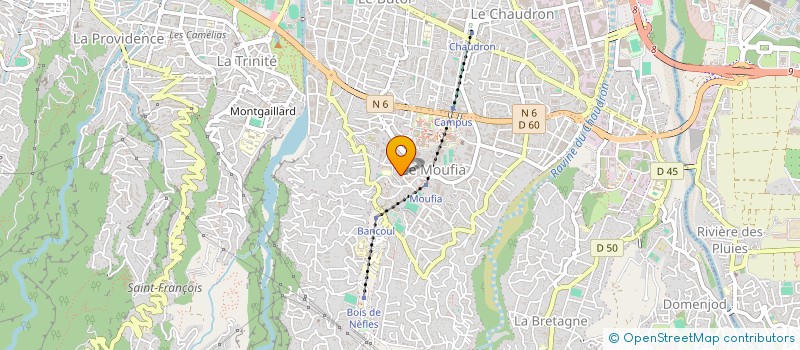 localisation de l'entreprise DOM & JU TRAITEUR à SAINT-DENIS