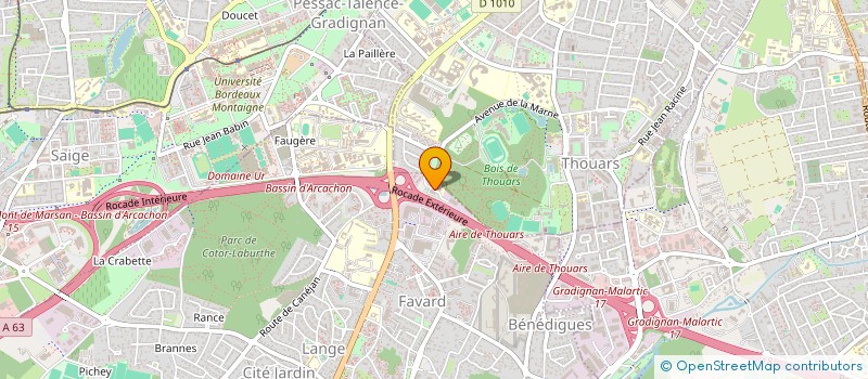 localisation de l'entreprise DOM LITERIE  GRADIGNAN