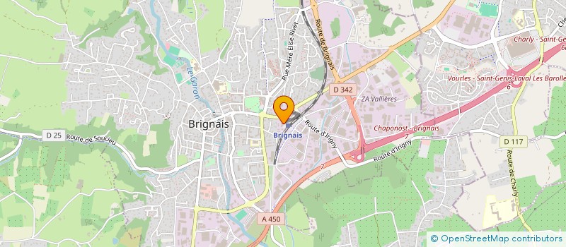 localisation de l'entreprise DOM LYON SUD à BRIGNAIS