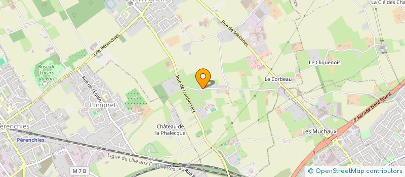 localisation de l'entreprise DOM MEDICAL  VERLINGHEM