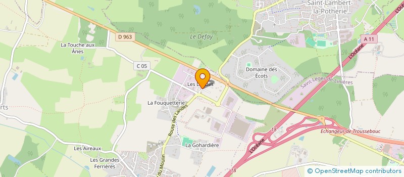 localisation de l'entreprise DOM MENUISERIES CLOISONS SECHES à SAINT-LEGER-DE-LINIERES