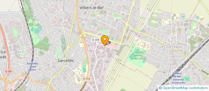 localisation de l'entreprise DOM MOQUETTE à VILLIERS-LE-BEL