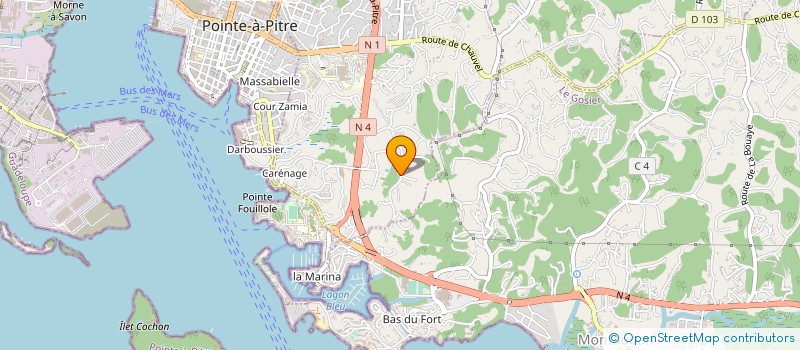 localisation de l'entreprise DOM MOTOS LOCATION à LES ABYMES