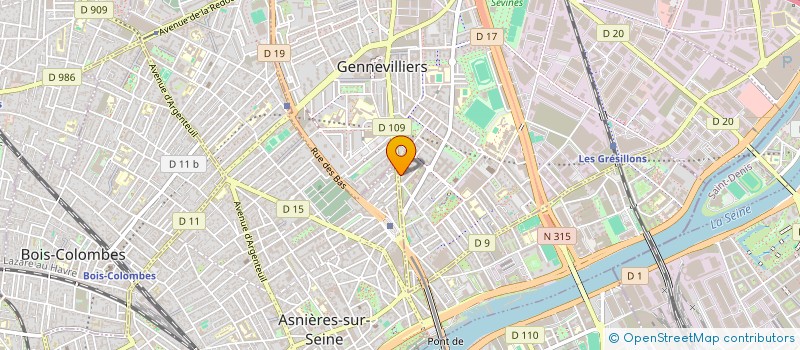 localisation de l'entreprise DOM'N CO  GENNEVILLIERS