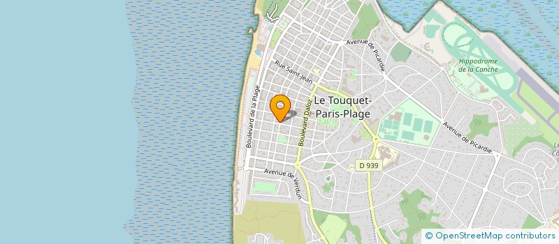 localisation de l'entreprise DOM'OPALE AIDE A DOMICILE à LE TOUQUET-PARIS-PLAGE