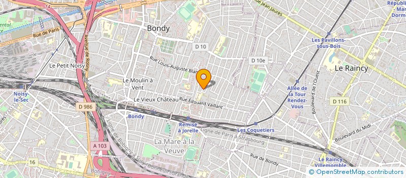 localisation de l'entreprise DOM'OPTIK à BONDY