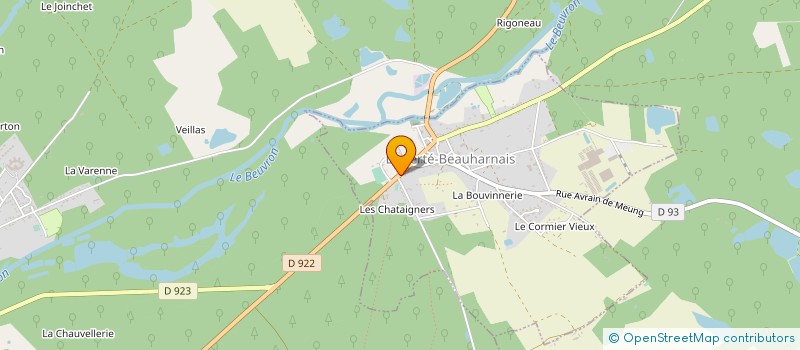 localisation de l'entreprise DOM'PLAISANCE  LA FERTE-BEAUHARNAIS