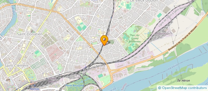 localisation de l'entreprise DOM PLV à NANTES