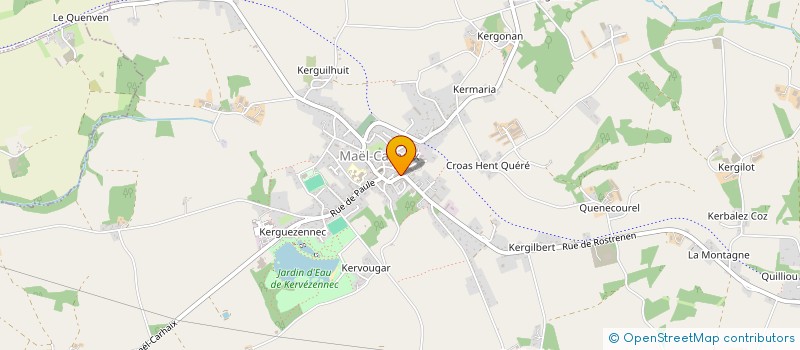 localisation de l'entreprise DOM REMY  MAEL-CARHAIX