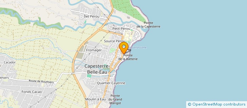 localisation de l'entreprise DOM REPAS à CAPESTERRE-BELLE-EAU