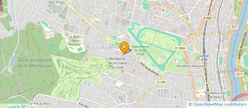 localisation de l'entreprise DOM ROQUE DE FILLOL IMMOBILIER à GARCHES